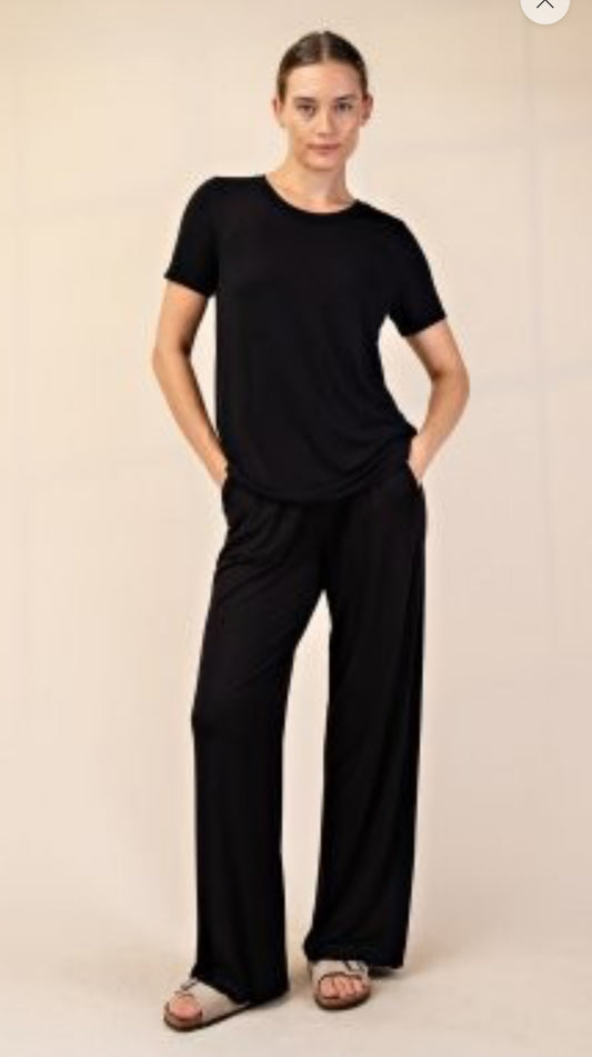Viscose Modal Short Sleeve Top