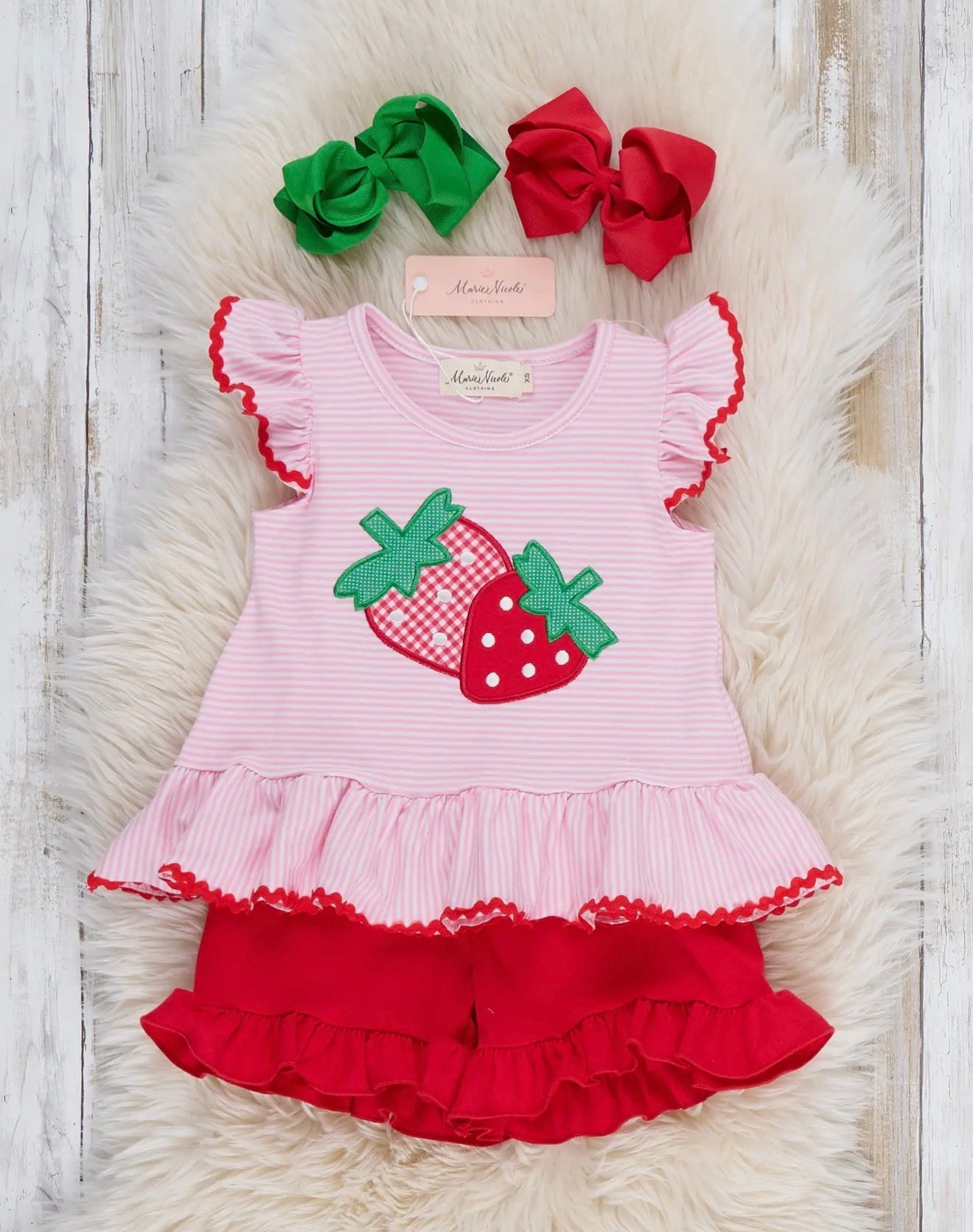 Strawberry Ruffle Set