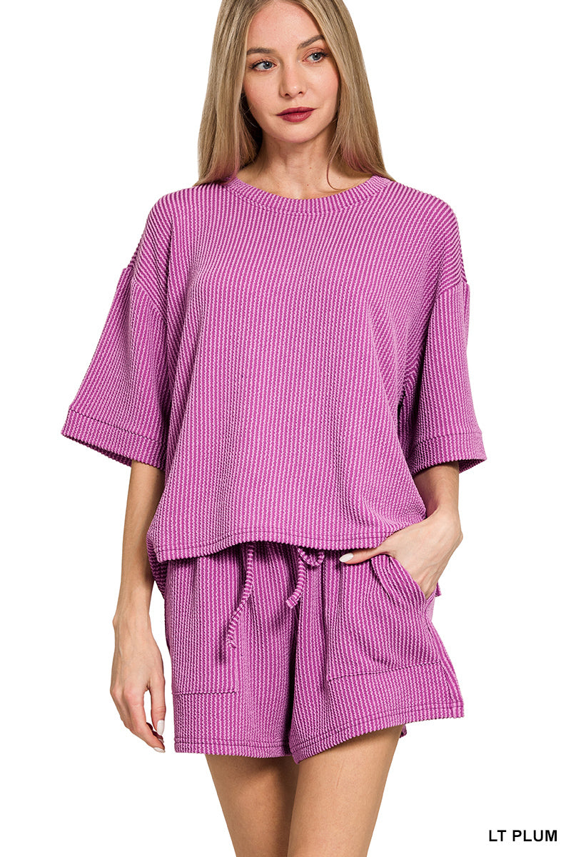Raised Rib 2 Piece Set