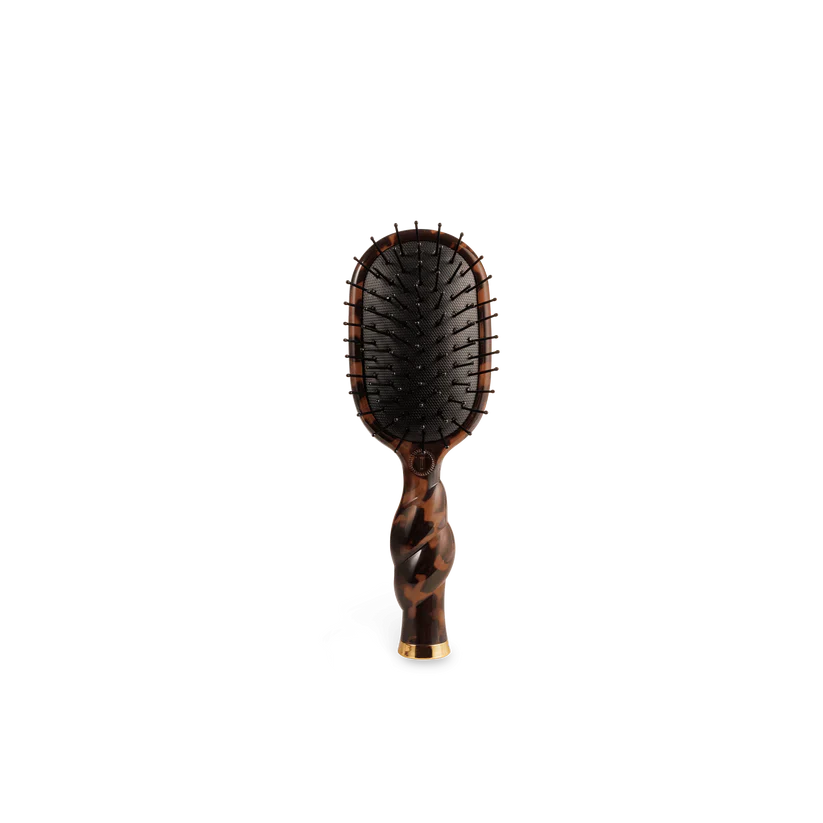 Teleties Mini Detangler Hair Brush for Medium Hair - Tortoise
