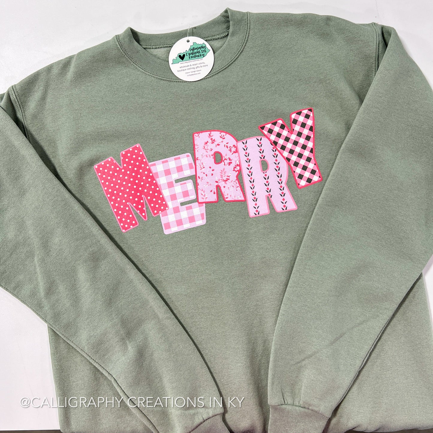 Merry Patchwork Sweatshirt