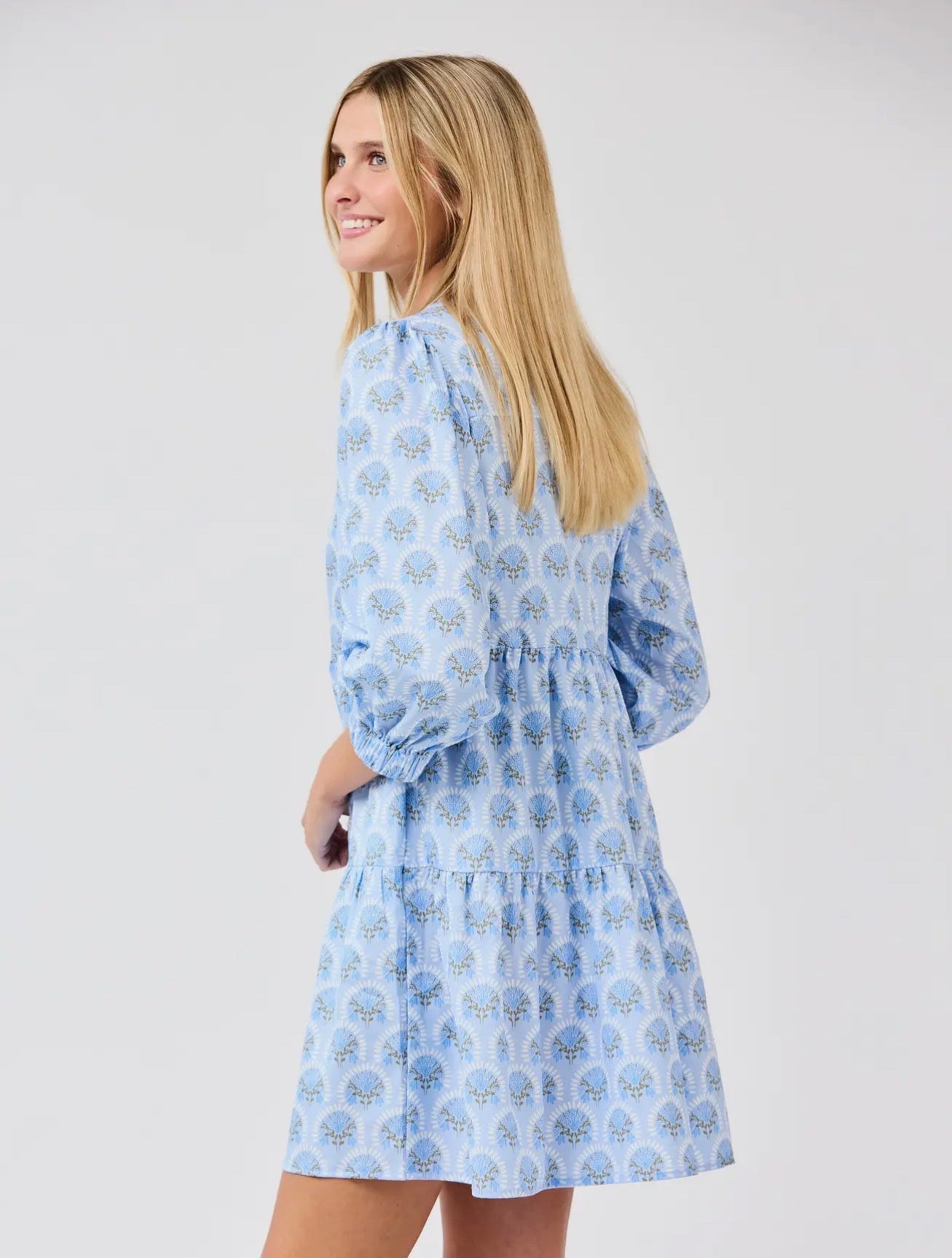 Mary Square Botanical Blooms Dress