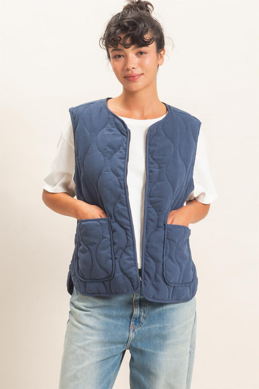 Hyfve-Quilted Vest With Pockets