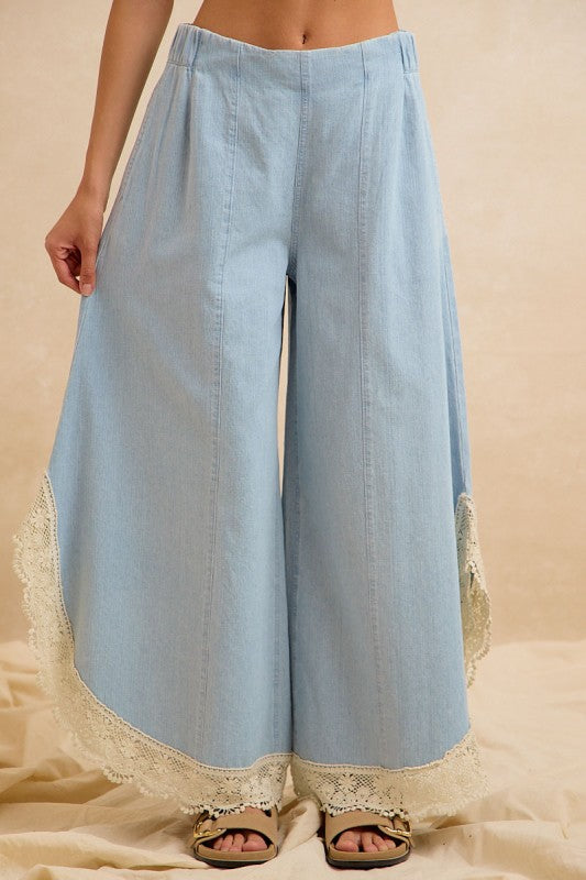 Free Spirit Wide Lace Pants