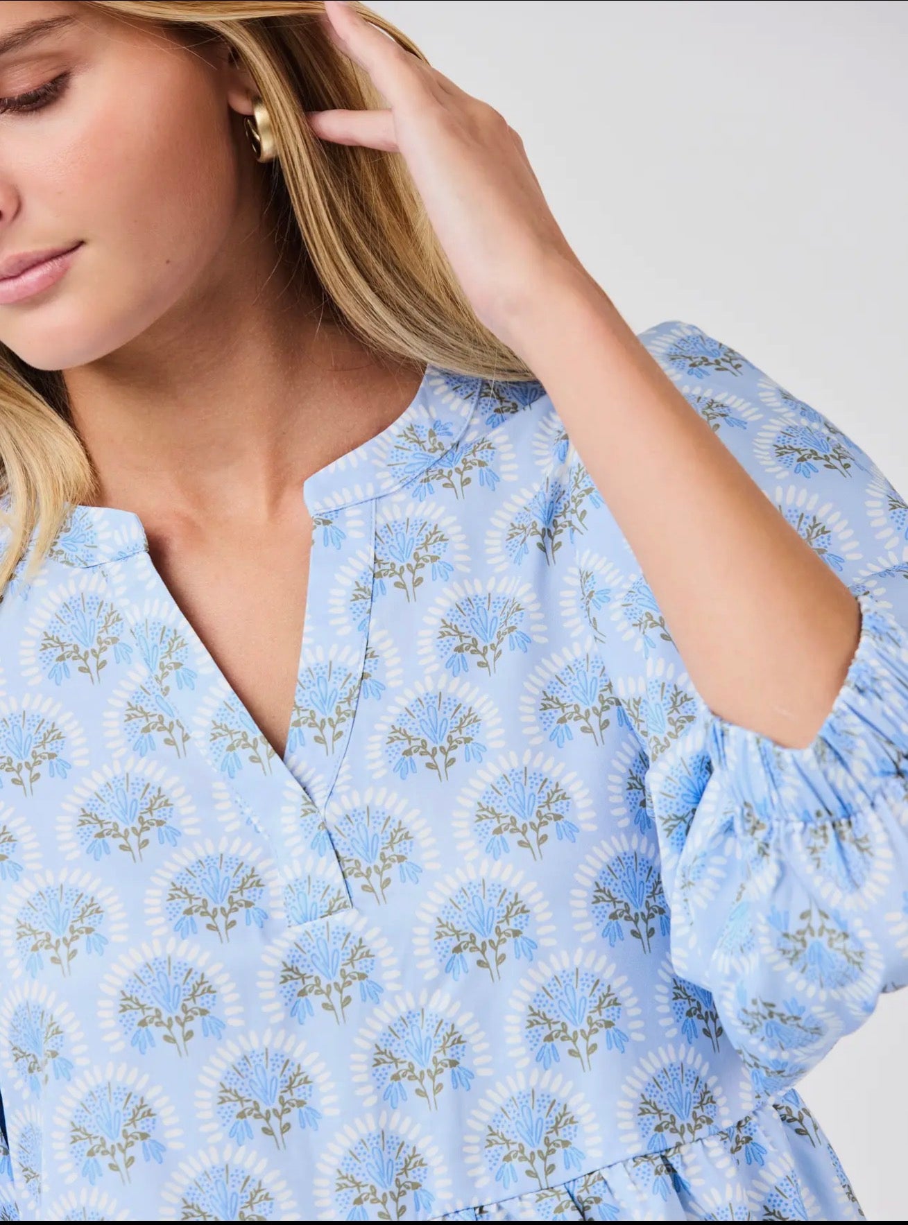Mary Square Botanical Blooms Dress