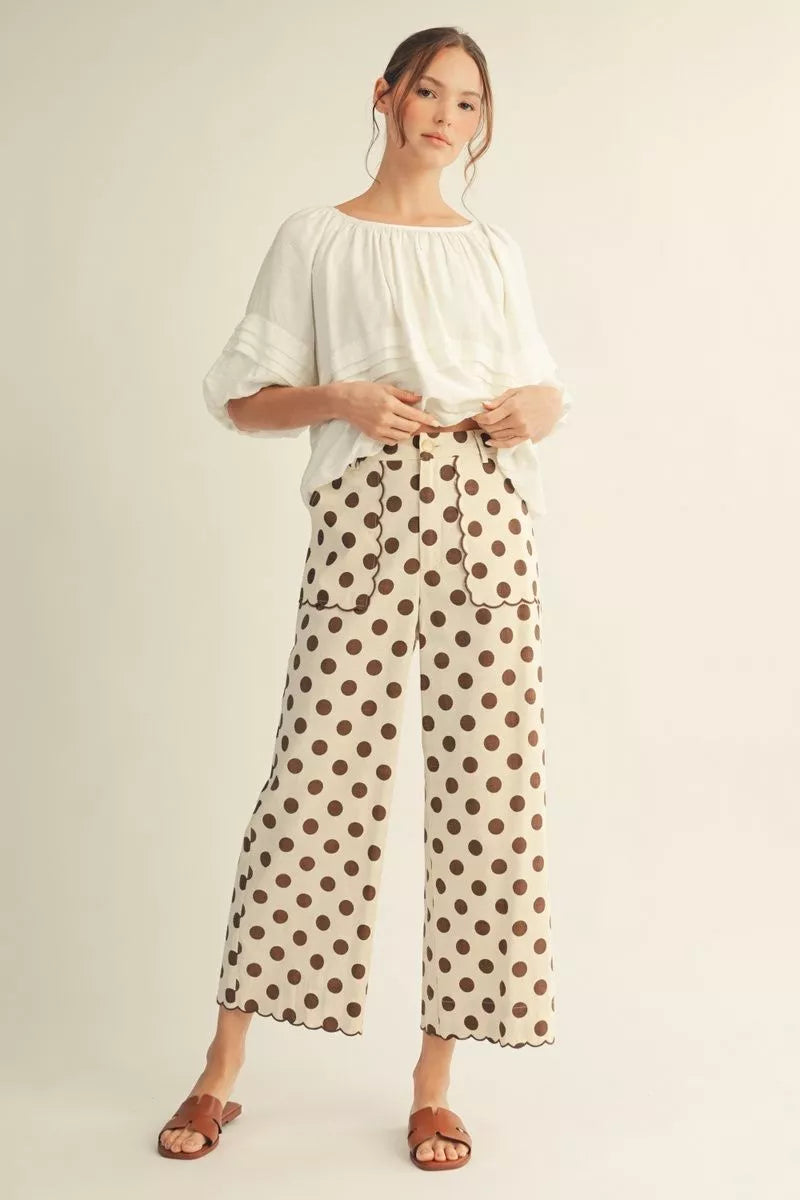 Latte Love Wide Leg Pants