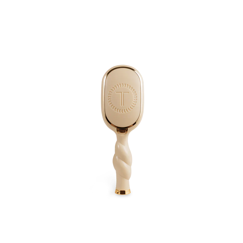 Teleties Mini Detangler Hair Brush for Medium Hair - Tan