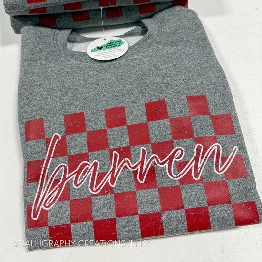 Checkered Barren Sweatshirt