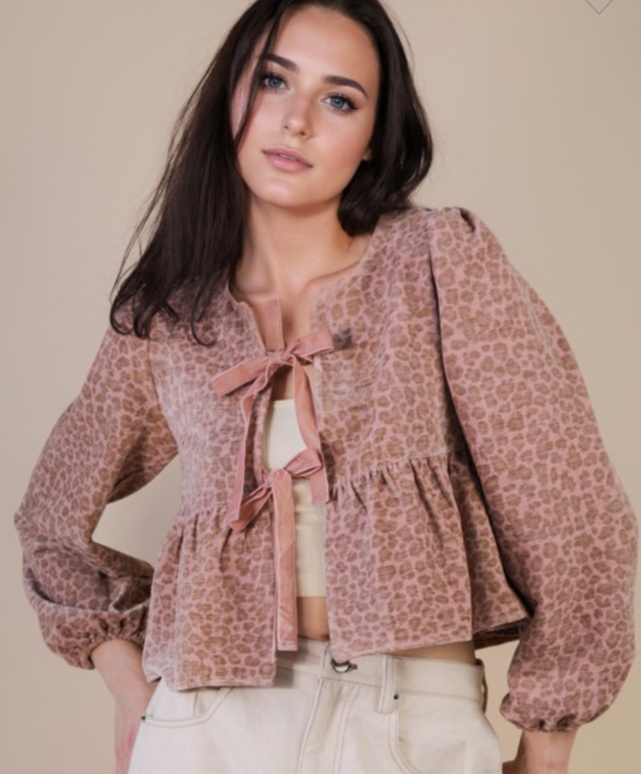 Leopard Printed Blouse - Talk of the Town