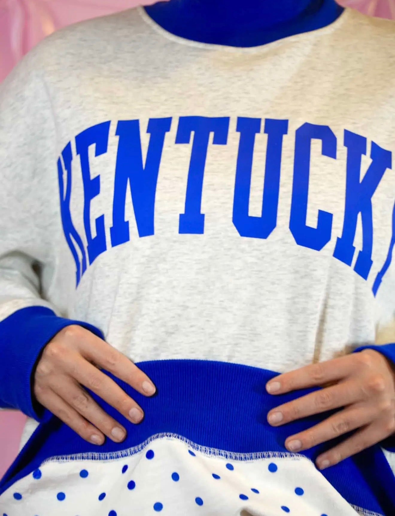 Kentucky Game Day Reversible Polka Dot Sweatshirt