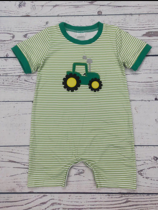 Baby Boy Farm Romper