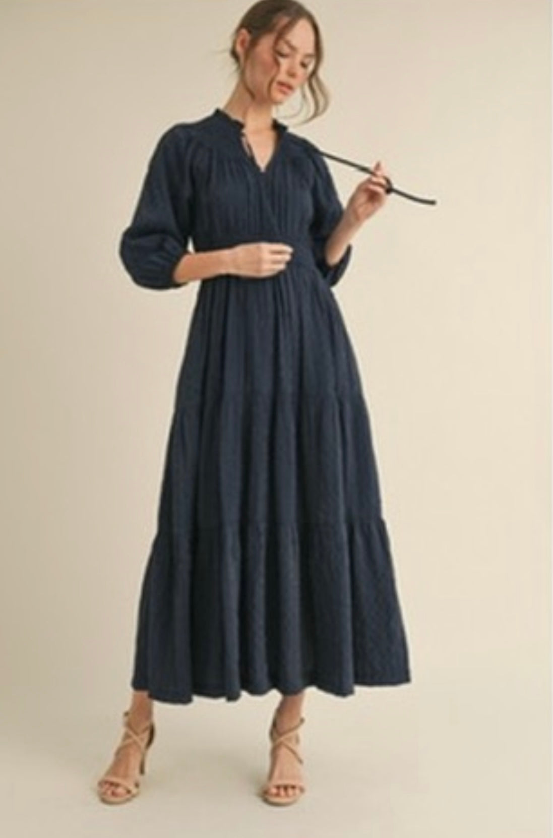 Sleeved Maxi Dress