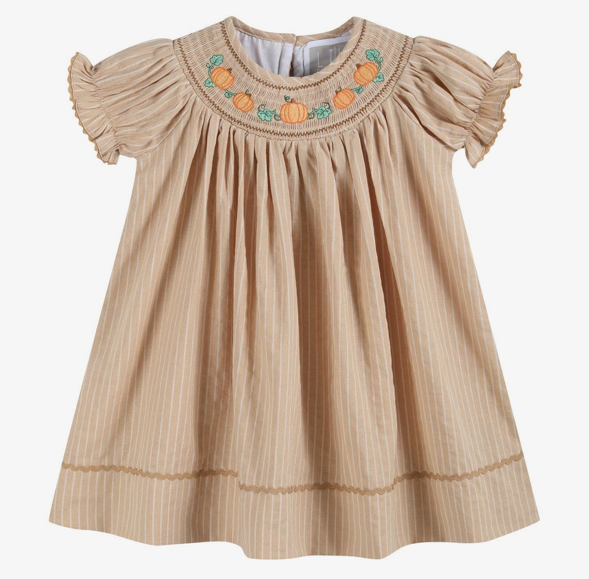 Harvest Pumpkin Smocked Dress