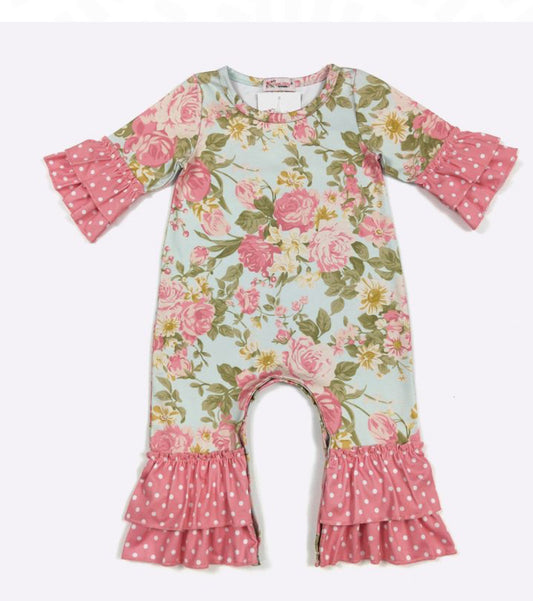 Antique Rose Romper