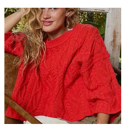 Cozy Cable Knit Sweater