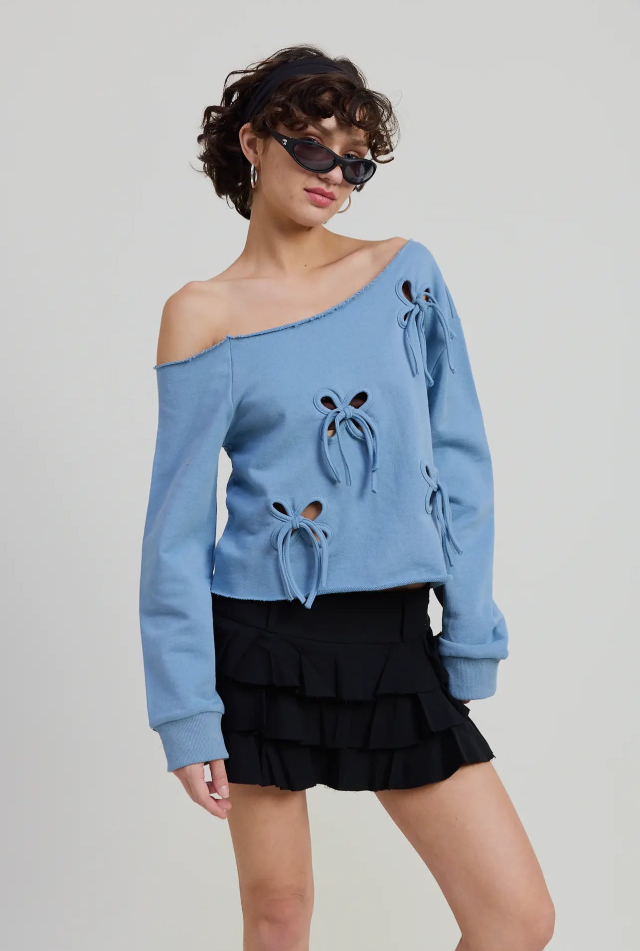 French Terry Cut Out Set - Talk of the Town