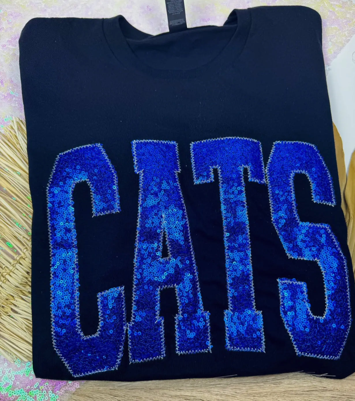 CATS sequin tshirt