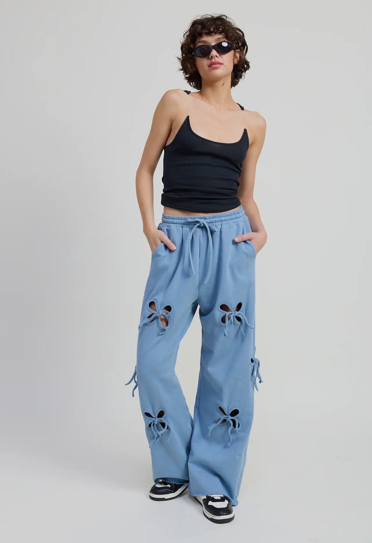 French Terry Cut Out Set - Talk of the Town