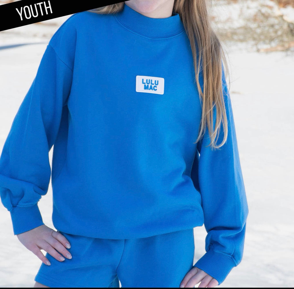Lulu Mac Kids Mockneck Sweatshirt