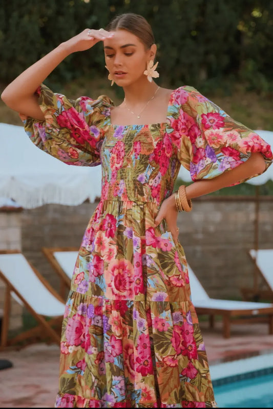 Printed Maxi Dress