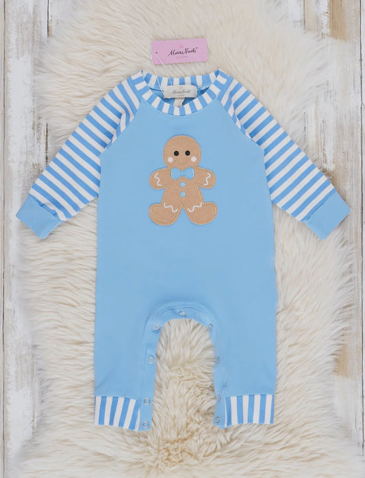 Gingerbread Man Romper Pjs