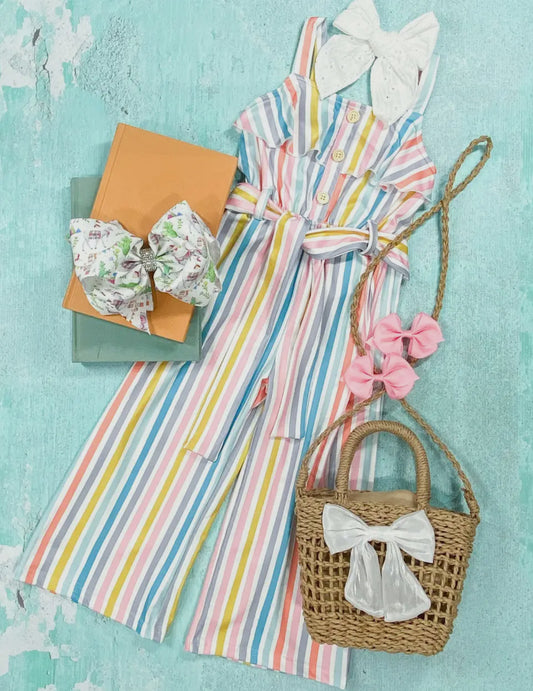 Pastel Striped Romper