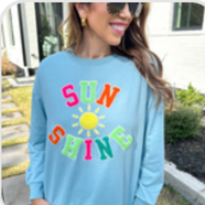 Sunshine Patch Pullover