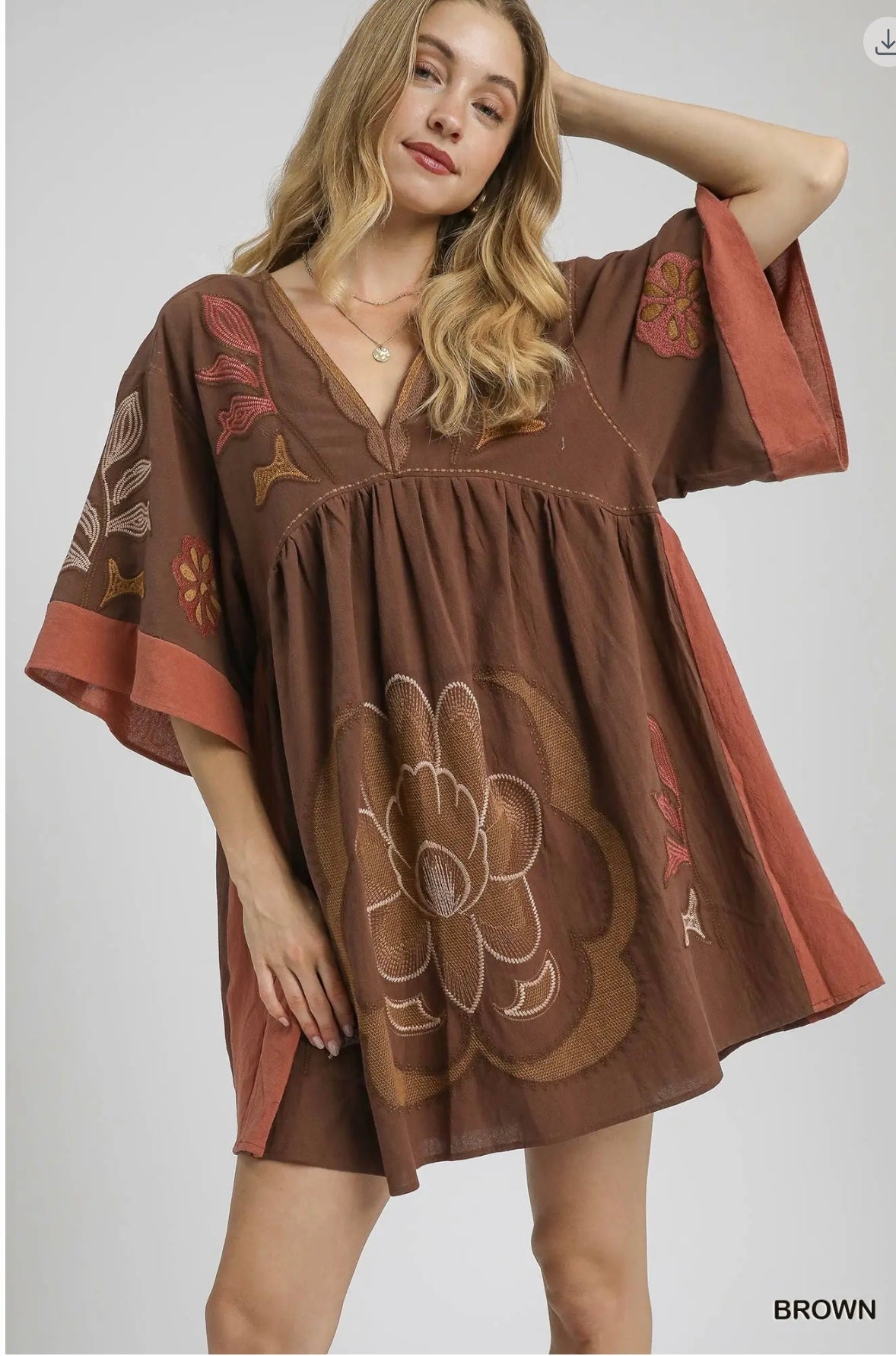 Bohemian Embroidered Dress