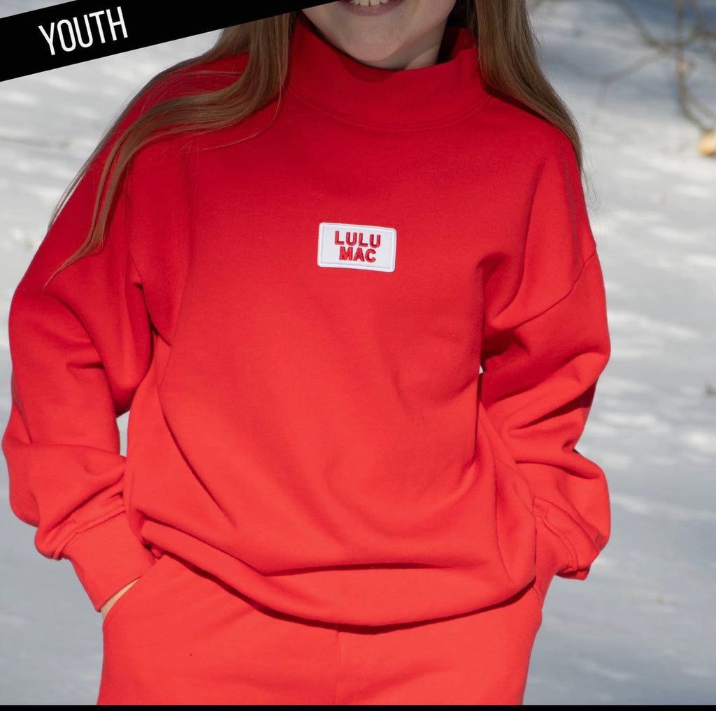 Lulu Mac Kids Mockneck Sweatshirt