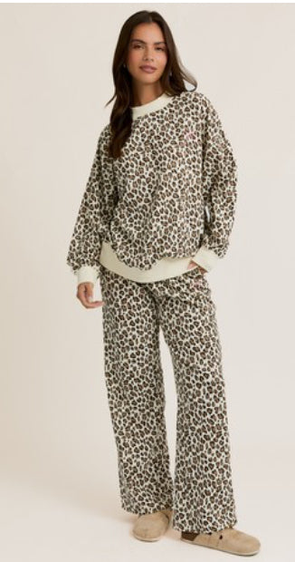 Le Lis Cream/Brown Leopard 2 Piece Set