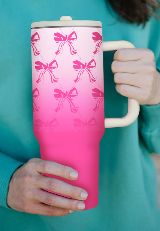 Pink Bow Tumbler