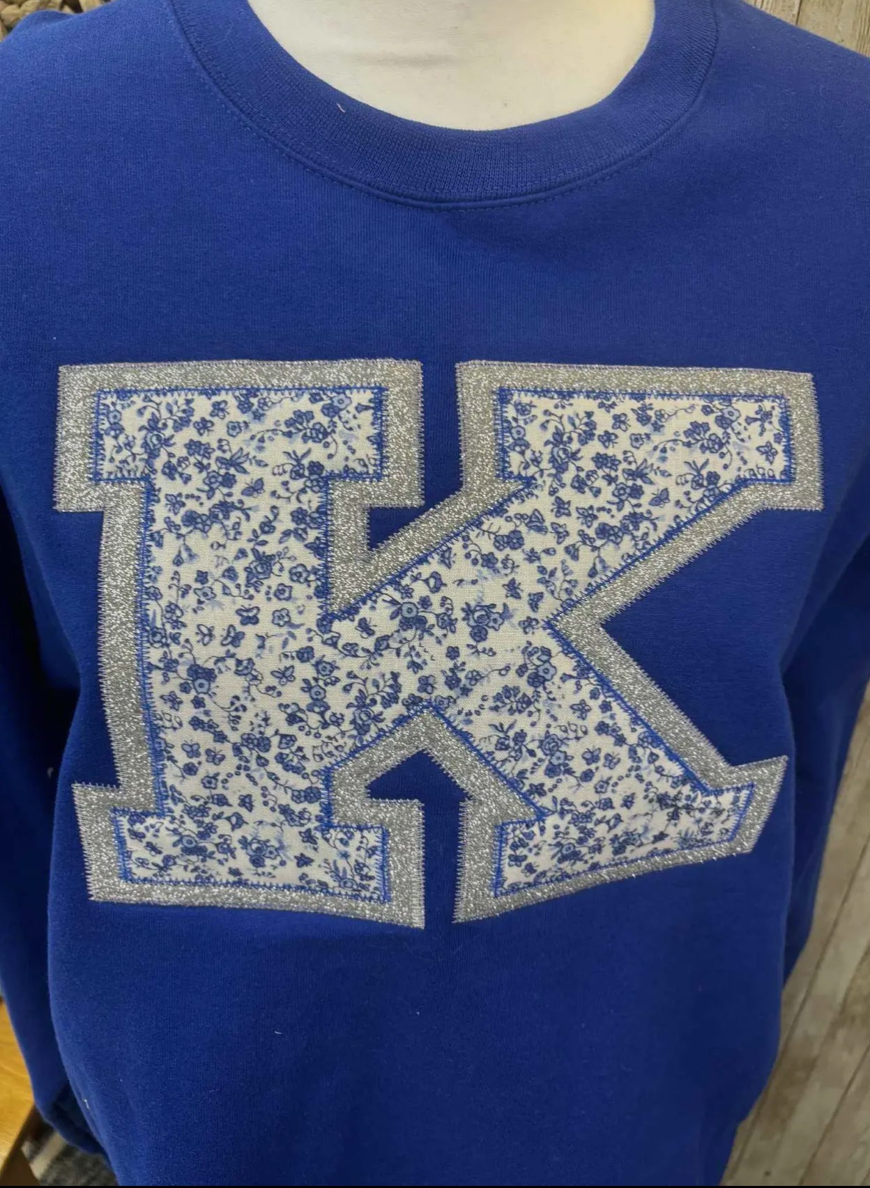 KY Glitter Bow Sweat Shirt