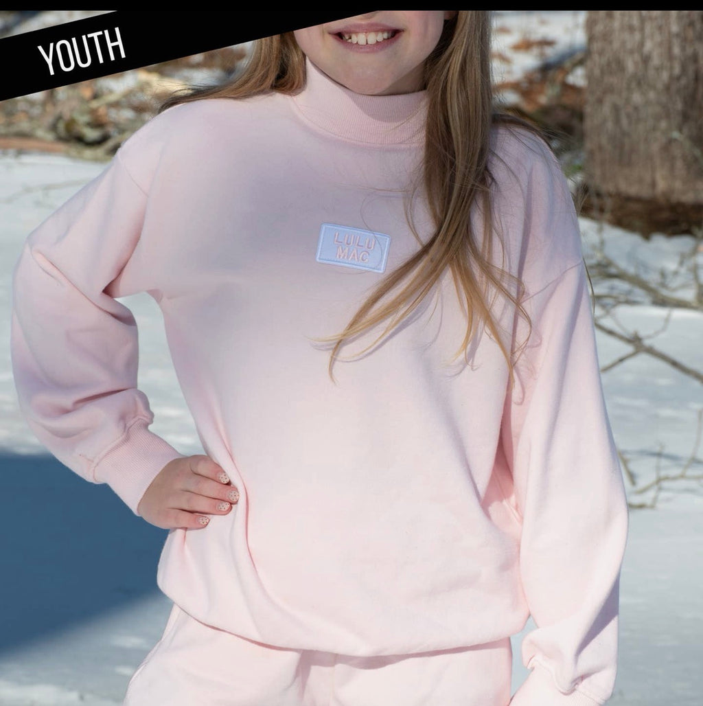 Lulu Mac Kids Mockneck Sweatshirt