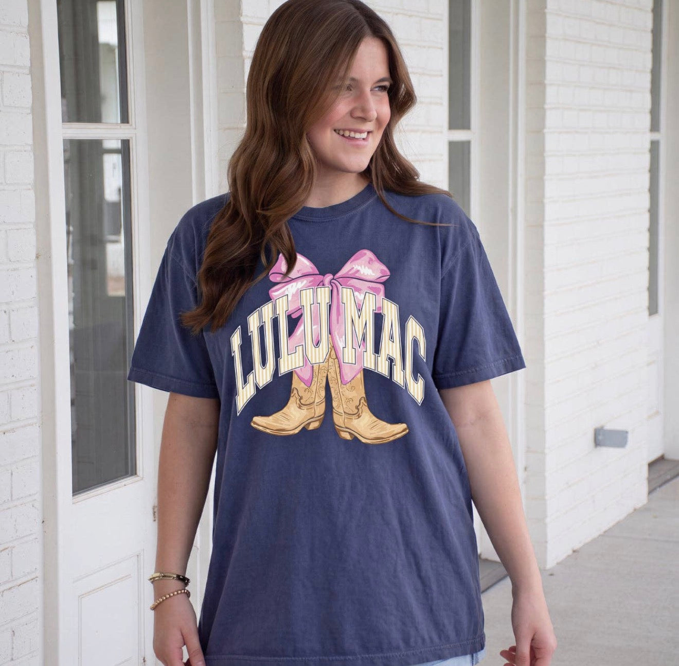 Lulu Mac Comfort Colors Boots Tee