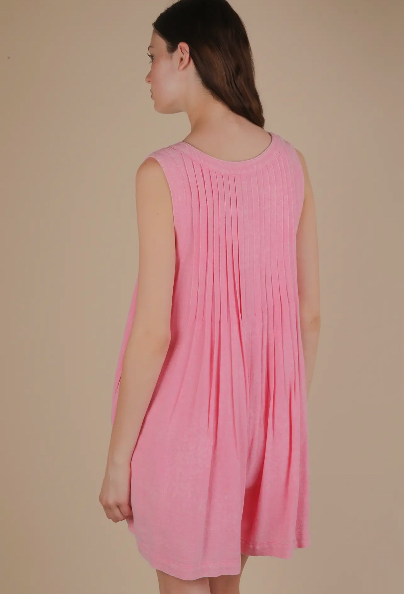 Very J Mineral Washed Pleated Romper
