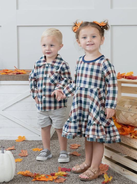 Fall Vintage Swing Dress