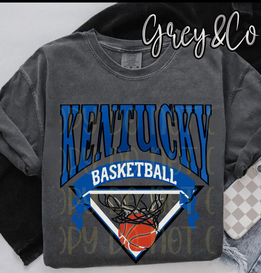 KY Basketball Comfort Colors Tee