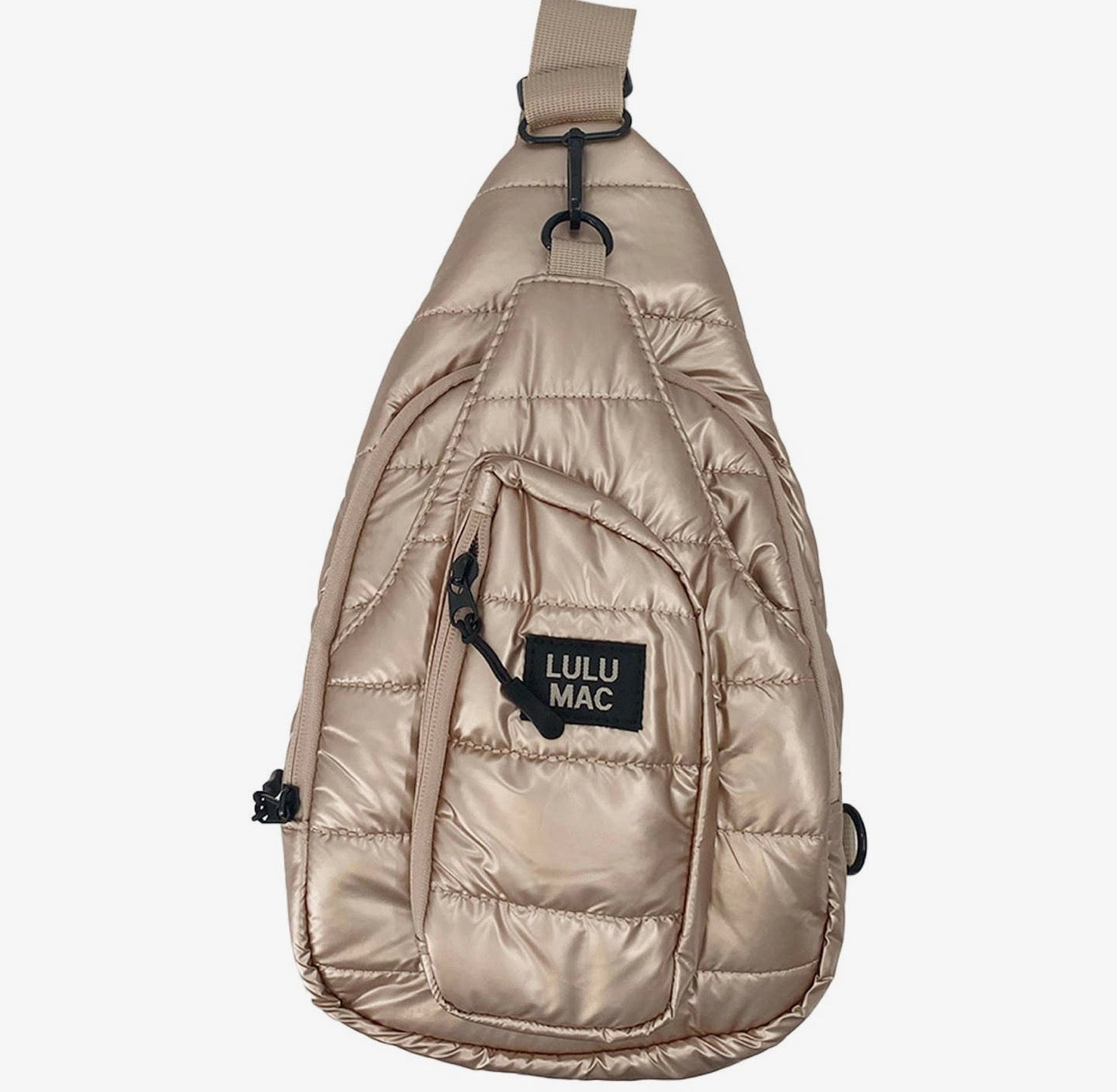 Lulu Mac Metallic Puffer Bag