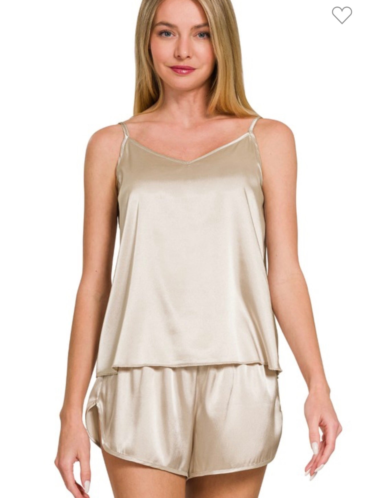 Satin Cami & Short PJ Set