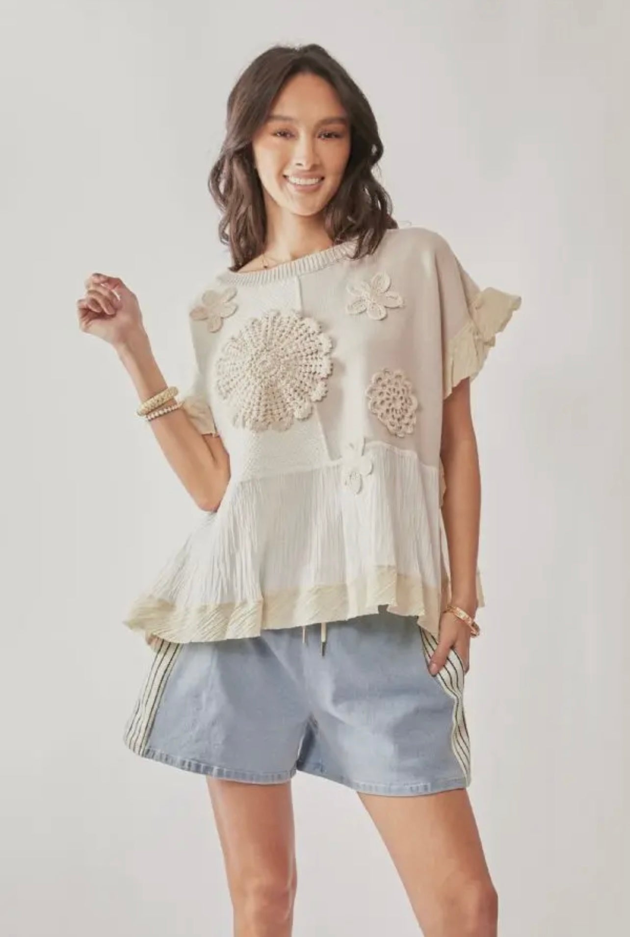 Sweater Textured Top