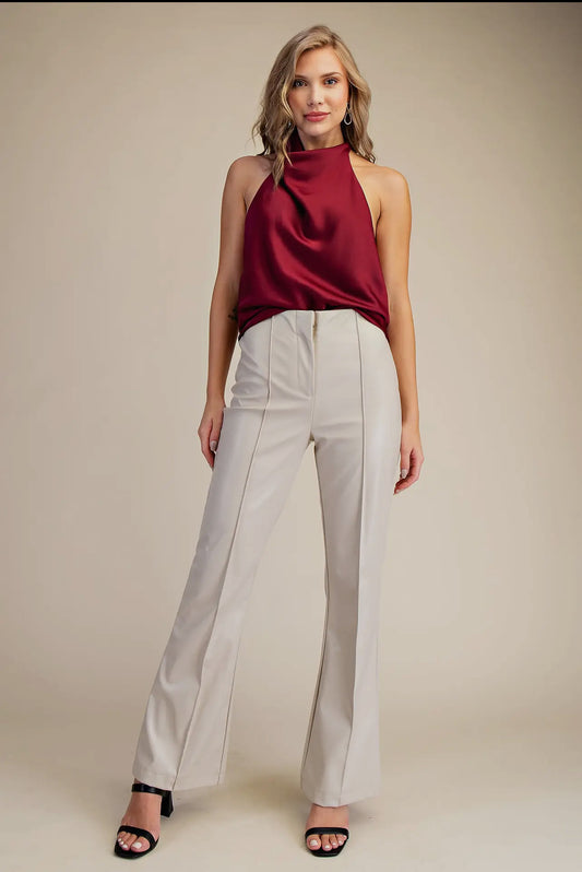 Flared High Waisted Pants