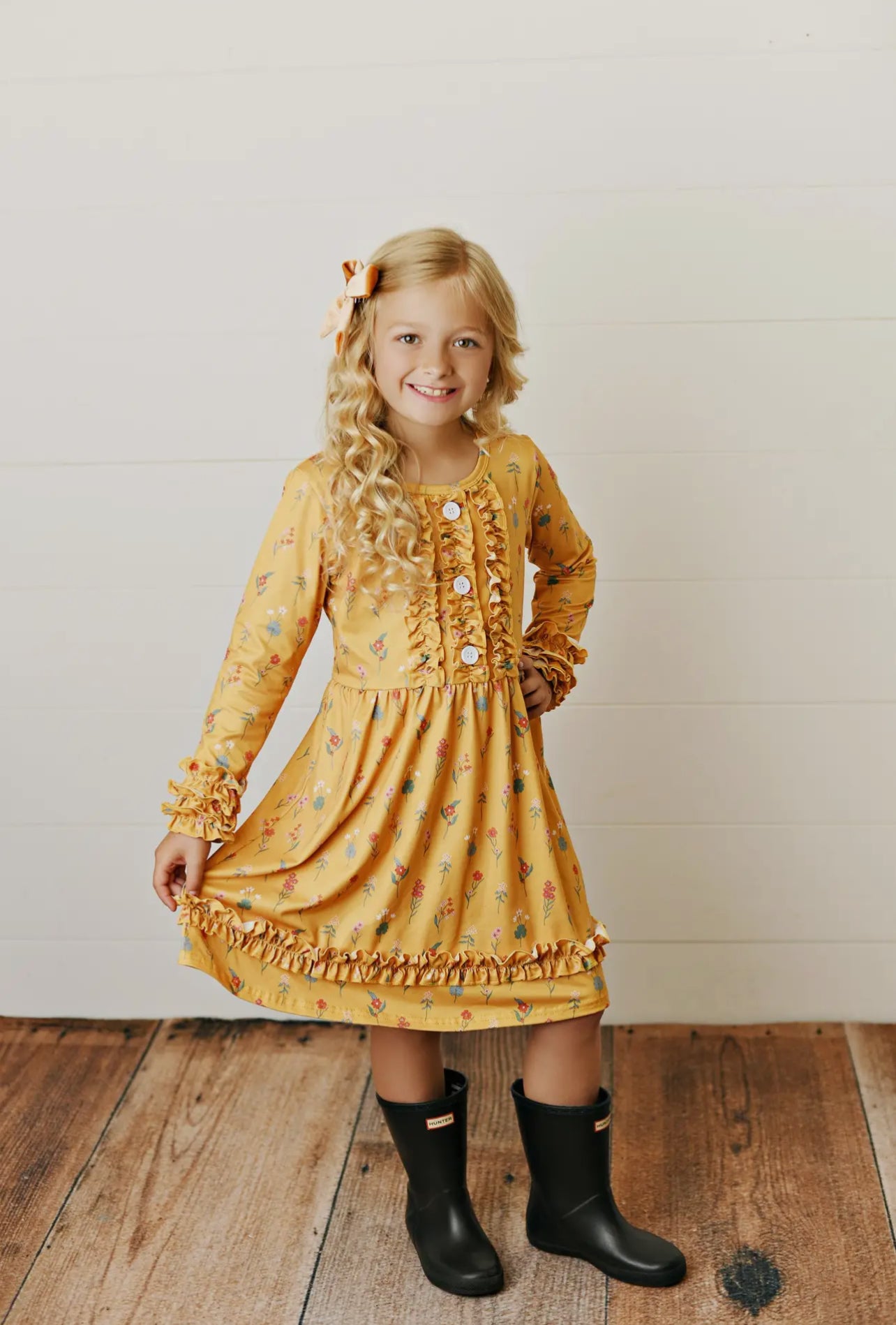 Botanical Ruffle Dress - Talk of the Town