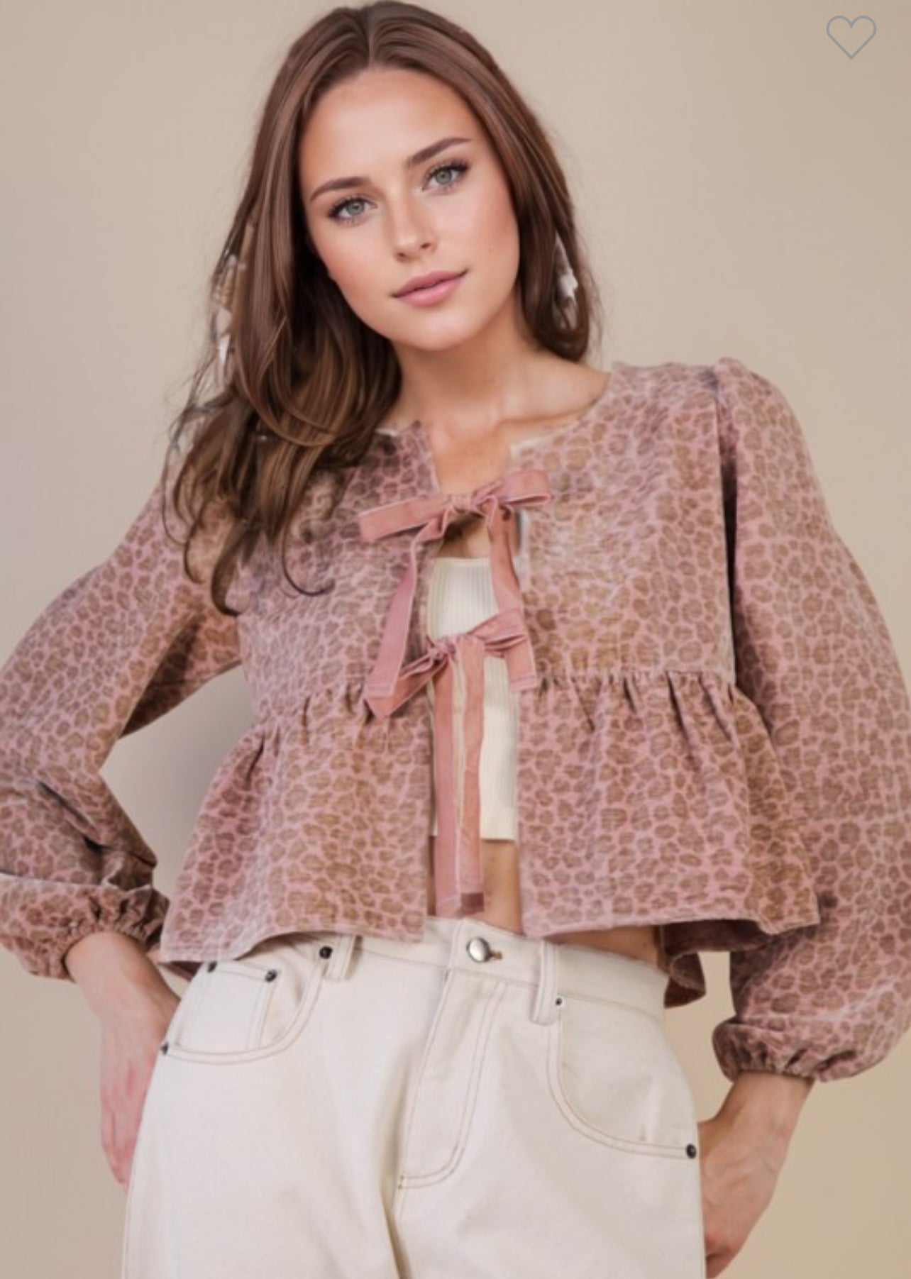 Leopard Printed Blouse - Talk of the Town