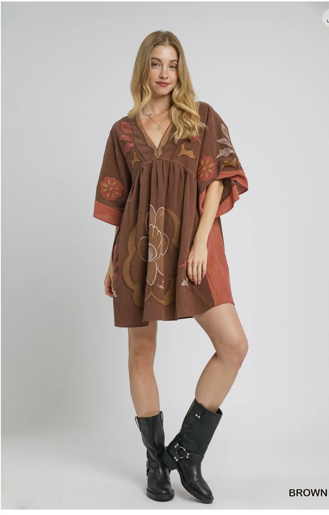 Bohemian Embroidered Dress