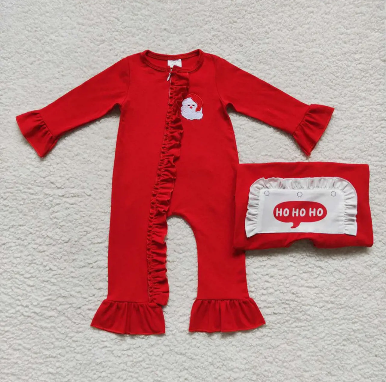 Baby Girls Santa Romper