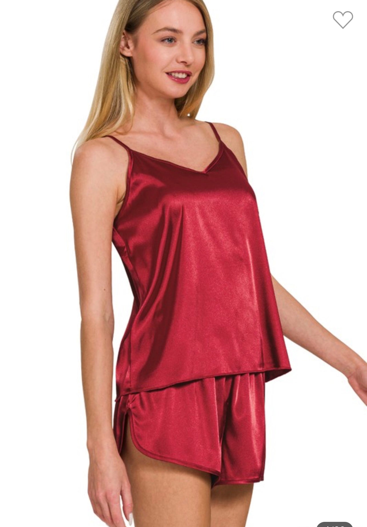 Satin Cami & Short PJ Set