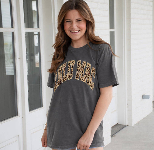 Lulu Mac Comfort Colors Animal Print Tee