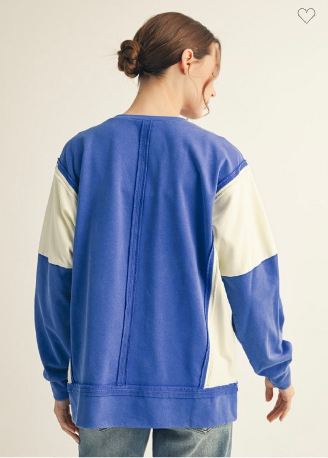 Raw Cut AccentColor Block Game Day Top - Talk of the Town