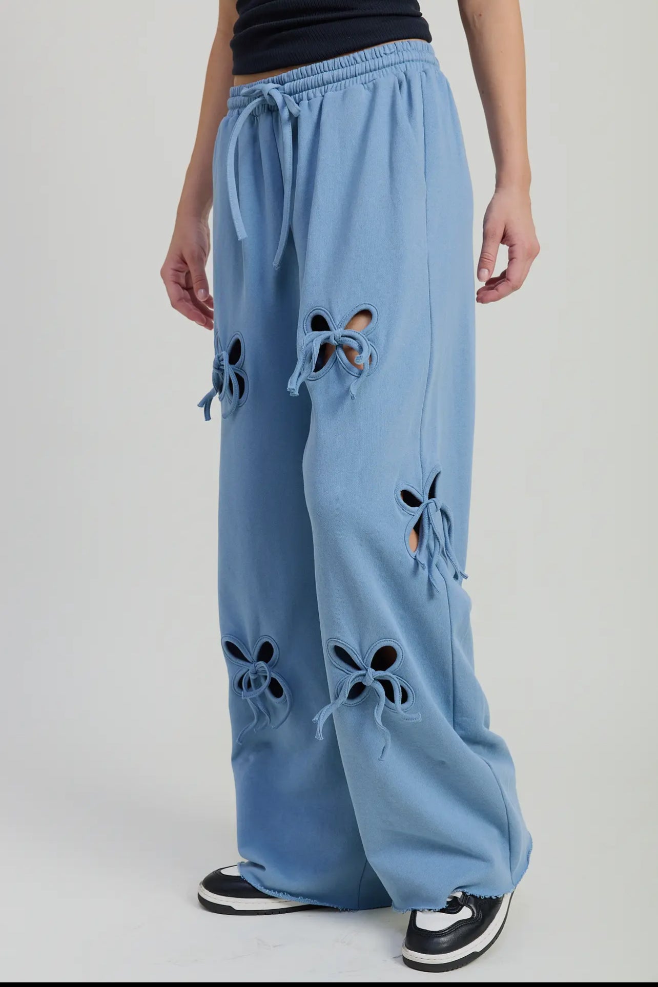 French Terry Cut Out Set - Talk of the Town