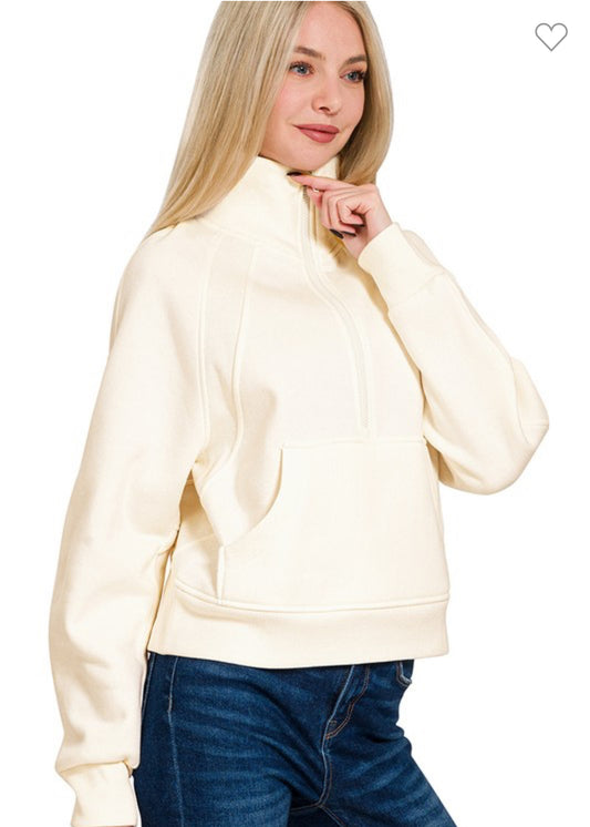 Fleece 1/2 Zip Sweatshirts